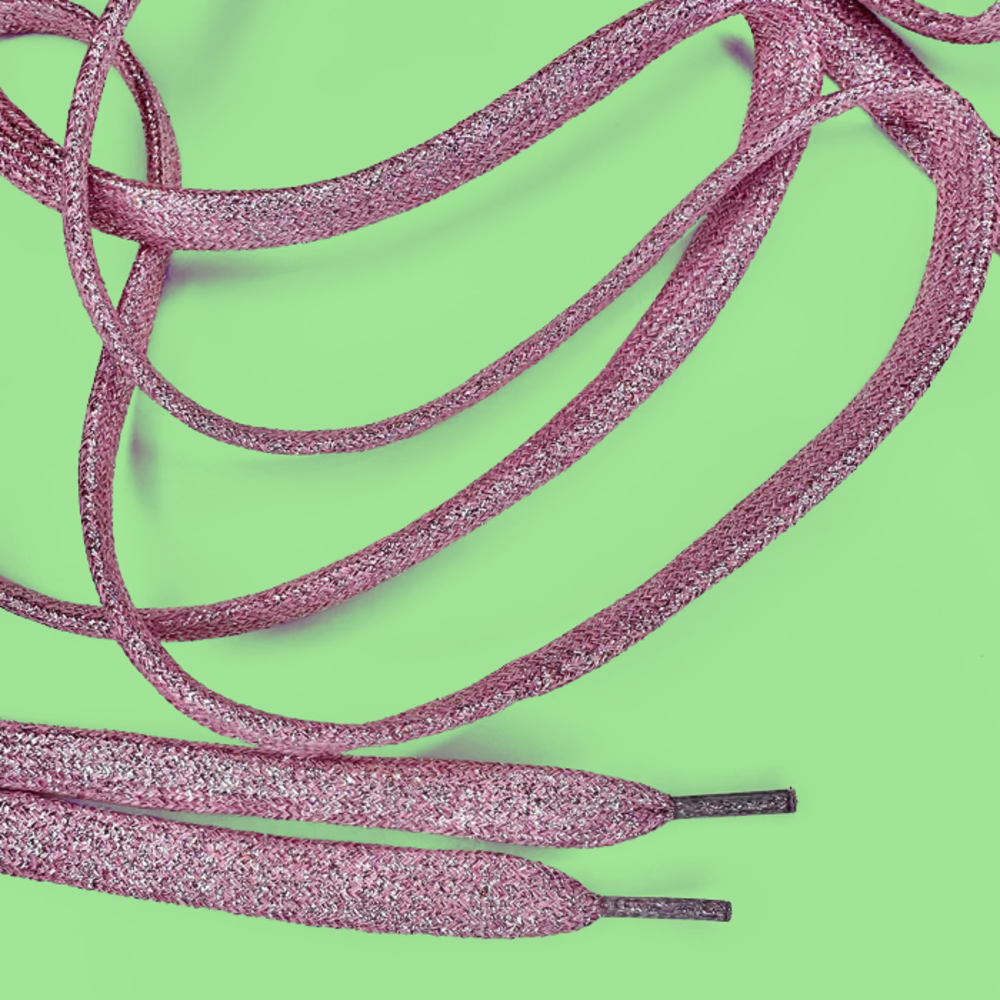 Light Pink Laces Glitter