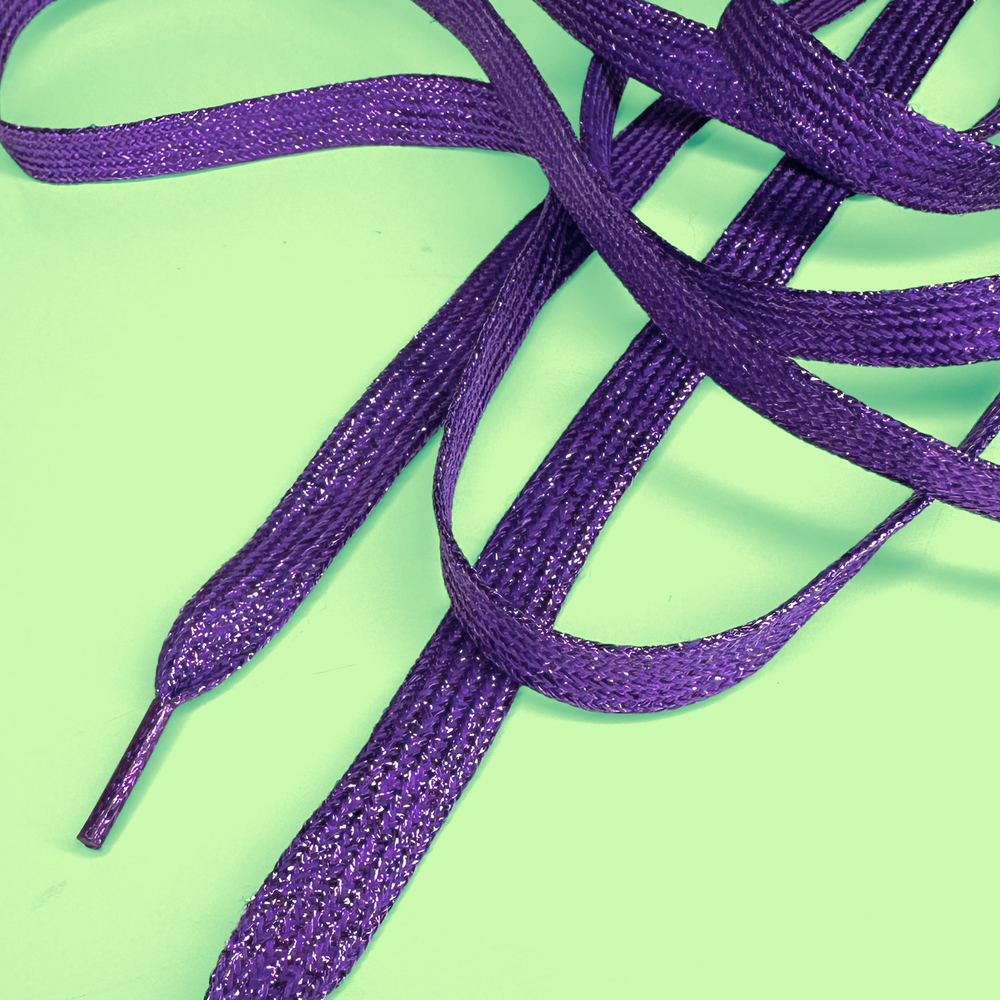 Purple Laces Glitter