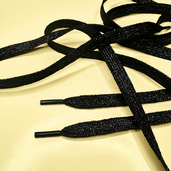 Black Laces Glitter