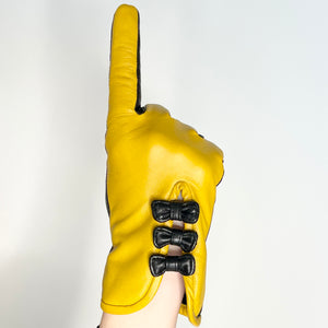 Gloves - Betty Bow yellow