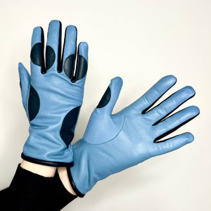 Gloves - Dottie Dot Blue