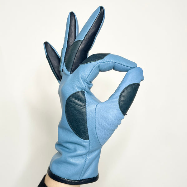 Gloves - Dottie Dot Blue