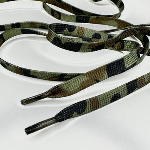 Camou Green Laces