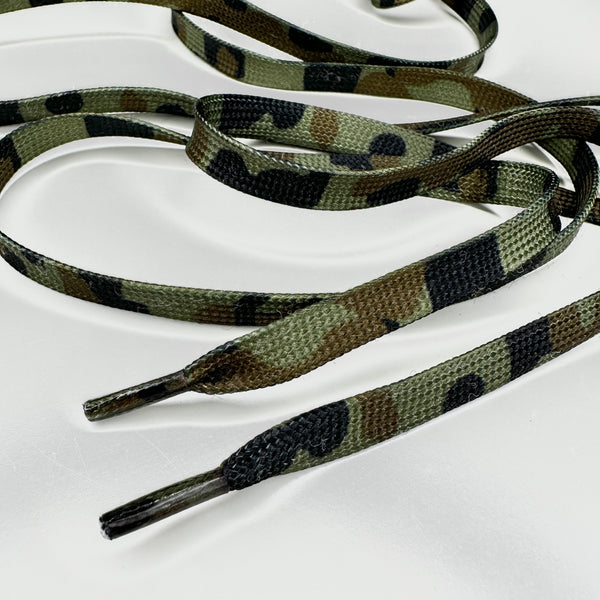 Camou Green Laces
