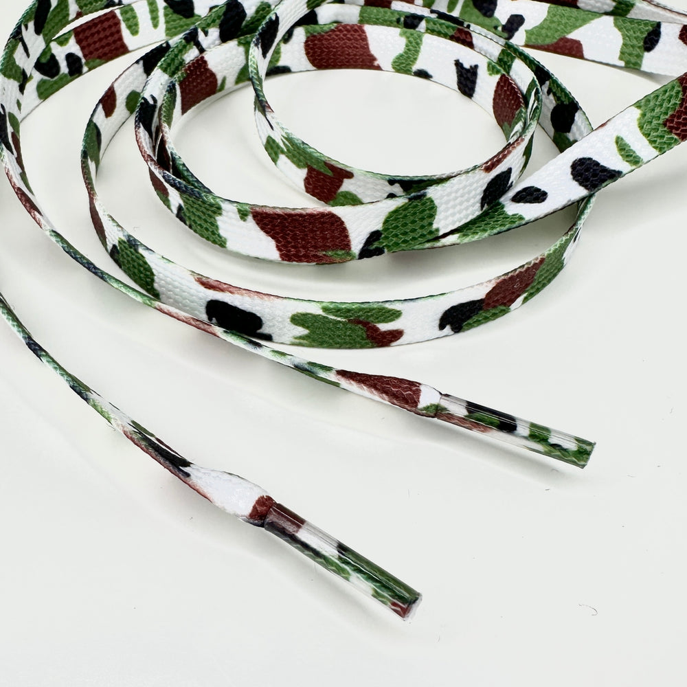 Camou Light Green / White Laces