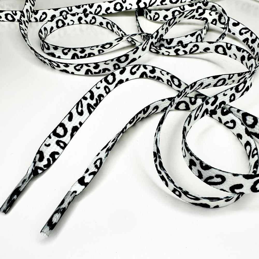 White Leopard Laces