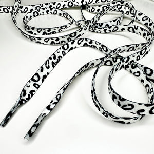 White Leopard Laces