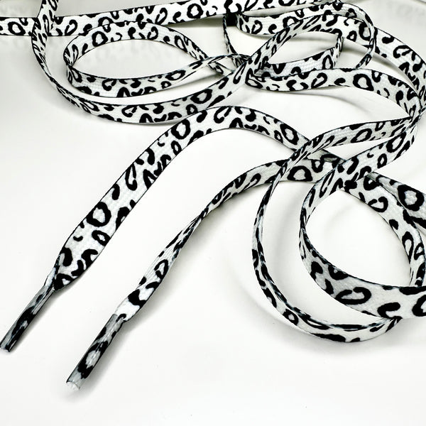 White Leopard Laces