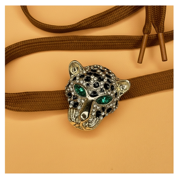 Charm leopard green