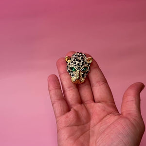 Charm leopard green
