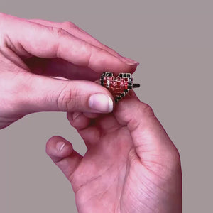 Charm Diamond Pixel Heart
