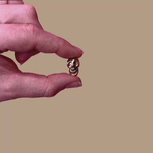 Charm monkey skull